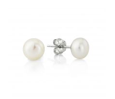Náušnice Biele perly